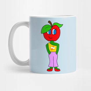 Cartoon Apple Girl Mug